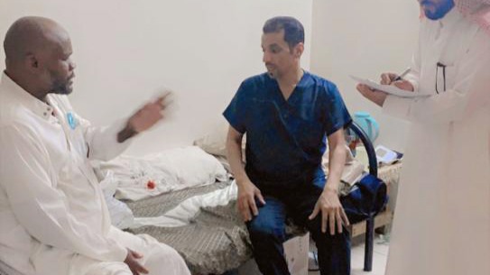 جمعية الدرعية وجمعية التطوع الصحية (أثر) في زيارات لكبار السن خلال شهر رمضان